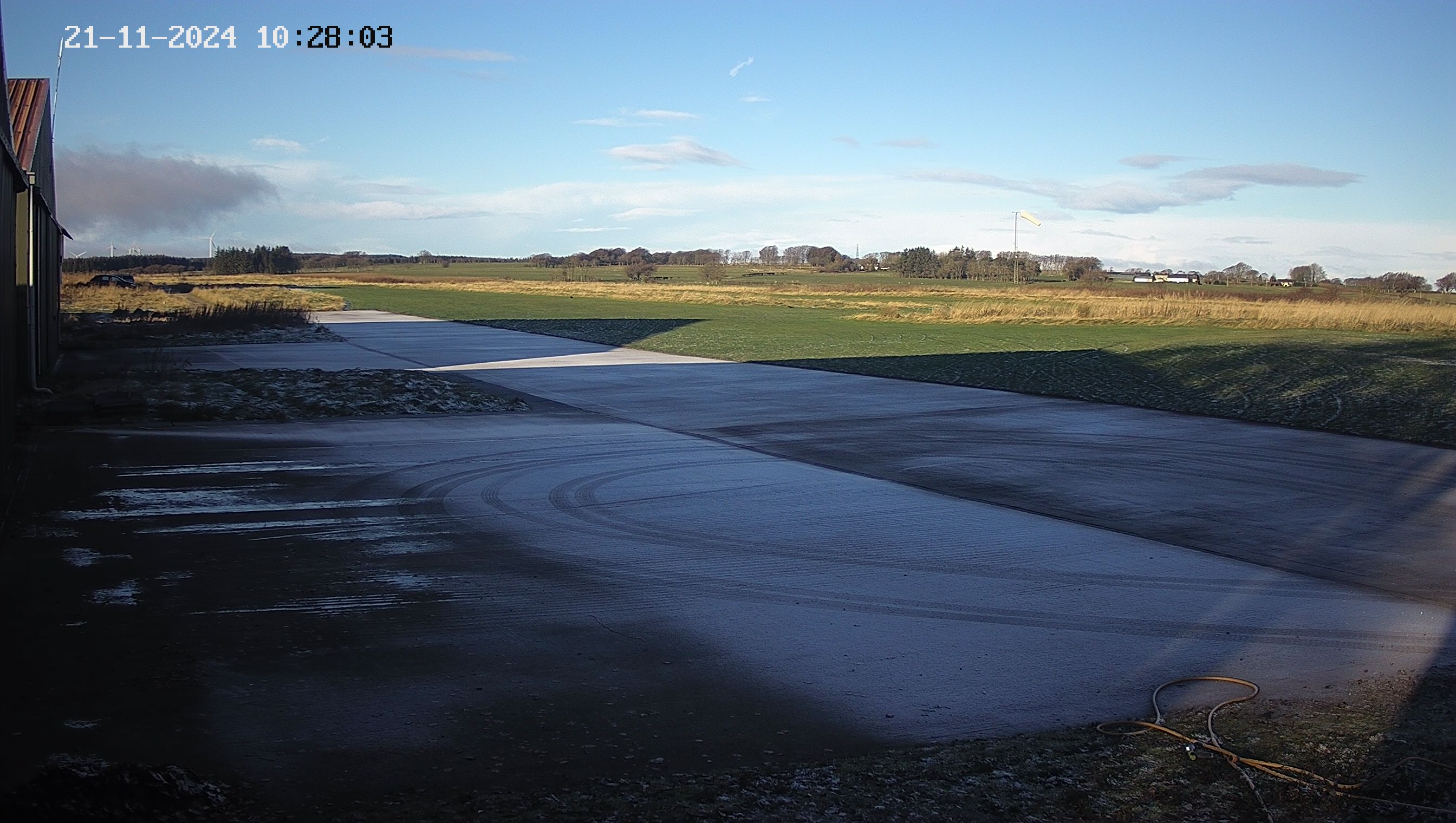 Latest snapshot of the Strathaven Airfield windsock